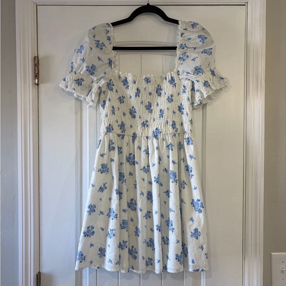 Altar'd State Shannon Floral Clip Dot Dress Women's Size Medium NWOT - Picture 5 of 14